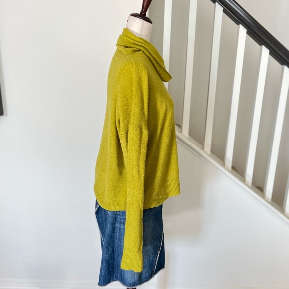 Elan green cowl neck chunky oversized sweater size small - Picture 3 of 10
